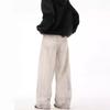 Pantalones Vaqueros Lavados Antiguos Teñidos de Diseño Original Retro de Nicho Novedad Primavera y Otoño 2023 para Hombre
