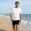 Camisetas de Algodón para Hombre en Múltiples Colores, Mangas Cortas que Absorben la Humedad, Camisetas de Algodón Cómodas y Amigables con la Piel, Descuentos por Compra al por Mayor, Venta al por Mayor de Fábrica