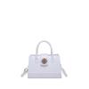 2024 Nova Bolsa Transversal Pequena Quadrada Estilo Coreano Casual Simples com Texto Tendência Lacquer Fashionável para Ombro Sob o Braço para Mulheres