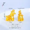 Puzuo Cor Forte que Preserva Cor Dourado Areia Acessórios DIY Cabelo de Pônei Grande Fênix Dourada Fênix Urso Pingente Colar Corrente para Clavícula para Mulheres