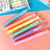 Resaltador Estudiante Bolígrafo Marcador Lindo Papelería Fresca Pequeña Suministros Oficina Marcador Color Claro Bolígrafo de Color