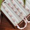 10mm Estilo Nacional Retrô Alta Qualidade Cor Mista Doce Pérola Artificial Concha Contas Cor Gradiente Corrente Clavicular Colar Corrente para Suéter