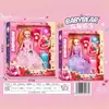 Vestido de Muñeca Bababi para Disfrazar de Princesa de Hielo y Nieve Niñas Instituciones Educativas Entrenamiento de Baile Juguetes y Regalos para Niños Venta al por Mayor