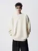 Camada Base Aquecedora Direto da Fábrica Suéter Gola V Toque de Luxo Masculino Inverno Estilo Coreano Preguiçoso Malha Solta Pulôver