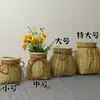 Cesta de Bambú Tejida Cesta Pequeña de Bambú Cesta de Espalda de Bambú Cesta de Bambú Pura Hecha a Mano Trampa para Peces Cesta para Flores de Hogar Infantil Cesta de Almacenamiento Decoración