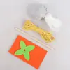 Pacote de Materiais para Martelo de Artemísia DIY Feito à Mão Souvenir de Evento da Empresa Pacote de Materiais para Martelo de Moxabustão Tecido Grosso Sedas e Cetins Martelo de Massagem