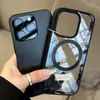 Capa Magnética de Celular Ins English Bow Adequada para Iphone17Promax Fosca com Furo Grande 16/15 Anti-Queda 14