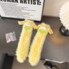 Otoño e Invierno nuevos calcetines de coralina para mujer divertidos feos lindos gruesos cálidos media pantorrilla calcetines de piso calcetines para dormir para padres e hijos venta al por mayor