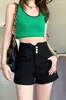 Shorts Jeans Hot Girl para Mulheres, Novo Estilo Verão 2025, Shorts Retos Ultra-Curtos para Meninas um Pouco Acima do Peso, Hot Pants Modeladores Estilo MMA
