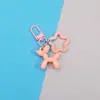 Llavero Colgante Perro Globo Colorido Estrella Cinco Puntas Accesorio Cachorro Dibujos Animados Decoración Mochila Accesorio Regalo