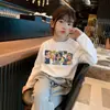H2263# jaqueta nova estilo estrangeiro para meninas feminina primavera e outono uso único alto valor de cor tendência início do outono camisa de manga comprida feminina manga comprida Coringa
