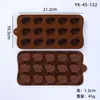 Molde de Silicone para Chocolate Desenho Animado Multiestilo Transfronteiriço Números e Letras Molde de Assar DIY Molde para Fudge Cubo de Gelo