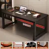 Escritorio de Computadora Escritorio de Escritorio para Oficina en Casa Banco de Trabajo Sencillo Mesa de E-Sports Mesa para Casa de Alquiler Escritorio de Estudio Escritorio Integrado