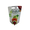 Saco Personalizado de Fábrica para Embalagem de Suco com Boca de Válvula Sacola Saco para Suco Bebida Suco Vinho Tinto Líquido Saco de Folha de Alumínio