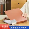 A4 Pasta de abertura de folhas soltas Material de escritório Arquivo Bill Folder Estudante Bloco de escrita Armazenamento de papel de teste Bolsa