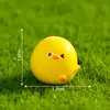 Micro-paisaje creativo lindo cáscara de huevo pollo lindo decoraciones DIY accesorios coche mini adornos pequeños de escritorio