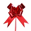 Decoraciones Colgantes en Forma de Lazo Acabado Espejo de 30 Piezas para Fiestas Navideñas Transfronterizas, Cintas Colgantes Recubiertas de Aluminio