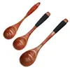 Artículos de Fan, Cucharas de Miel Domésticas Envueltas en Hilo, Venta al por Mayor de Fabricante, Personalización de Logo, Cucharitas de Café, Vajilla de Madera, Cucharas de Madera