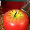 Velas Similares a Frutas Manzana Roja en Forma de Vela Regalos de Fruta para Nochebuena Velas Navideñas con Llama