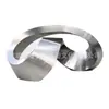 Escultura de Banda de Möbius de Acero Inoxidable Plaza Exterior Anillo Metálico Cepillado Adorno con Forma de Anillo Paisajismo de Jardín Inmobiliario Personalizado