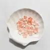 Nuevo Estilo Flor de Cerezo Estampada en Oro con Bordes Dorados y Plateados 15 mm Pétalos Perlados de Dos Tonos Materiales Hechos a Mano para Bricolaje Accesorios para el Cabello de Estilo Antiguo Ramo