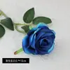 Tela de seda flor de simulación de rosa única boda al aire libre día de San Valentín regalo rosa transfronteriza rosa de simulación al por mayor