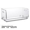 Armazenamento de cosméticos Caixa Transparente Desktop Snack Storage Caixa Luvas Máscara Cuidados com a Pele Cesta de Armazenamento de Acrílico
