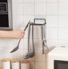 Estante de cocina de hierro para utensilios de cocina estante de almacenamiento de cucharas sin perforaciones estante de ganchos para colgar en la pared venta al por mayor