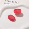 Enfeites ovais planos de resina com brilho perolado para brincos DIY, acessórios de cabelo e presilhas de cabelo