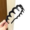 Diadema de Tela de Alta Calidad con Ondas para Mujer, Artefacto para Finalizar el Cabello Roto, Diadema para la Parte Superior de la Cabeza con Dientes Antideslizantes para Lavar la Cara, Tarjeta para el Cabello