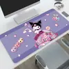Alfombrilla de ratón linda, extragrande y engrosada, almohadilla para teclado de computadora de escritorio de oficina, alfombrilla de juego de e-sports Kuromi de anime al por mayor