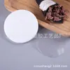 Plástico obleas plástico redondo marca acrílico transparente marca 90MM