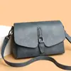Bolsa de Mão/Ombro Elegante e com Textura de Alta Qualidade 2025 Nova Moda Simples Tendência Bolsa Transversal Feminina