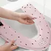 Cojín para asiento de inodoro, universal para todas las estaciones, funda de inodoro lavable de otoño, almohadilla para inodoro, tipo adhesivo impermeable de verano, práctico para todas las estaciones