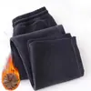 Pantalones de chándal de pana gruesa Pantalones casuales Pierna recta Pantalones largos Moda para mujer Sueltos Más terciopelo Hombres Otoño Invierno Más terciopelo Casual Pantalones largos