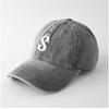 Nueva Gorra de Béisbol de Mezclilla con Letra para Hombres y Mujeres, Estilo Pareja, Moderna, Sencilla, Casual, Versátil, Protector Solar, Adelgazante Facial, Gorra de Pico de Pato