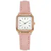 Nuevo modelo más vendido para comercio exterior, reloj cuadrado simple para mujer estilo correa, reloj de pulsera de cuarzo, stock del fabricante para venta al por mayor