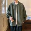 Otoño 2026 Nuevo Chaqueta Casual Holgada para Hombre Moda Callejera Juventud Simple Cuello de Béisbol Abrigo Venta al por Mayor