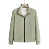 Cortavientos reversible antiestático para hombre, chaqueta casual de otoño e invierno para el trabajo, chaqueta cortavientos de cuello alto transfronteriza, hecho a medida