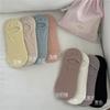 Meias de barco finas de cor sólida sem osso para primavera e verão, meias femininas de algodão penteado para o verão, absorventes de suor, respiráveis, invisíveis, meias curtas femininas