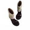 Primer Encuentro con las Botas Cortas Retro para Mujer, Nuevo Estilo Verano 2026, Tacón Oculto, Botines Abiertos de Tendencia de Nicho