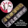 Accesorios para Uñas Pequeños Diamantes de Imitación Acrílicos Irregulares de Dorso Plano Cuentas Metálicas Lentejuelas Perlas de Nácar Diamantes de Imitación de Pan de Oro
