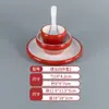 Vajilla de Melamina Plato de Dos Colores para Restaurantes de Hot Pot y Barbacoa, Plato Cuadrado de Barbacoa Comercial Imitación Porcelana