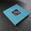 Funda de Tela de Lino Transfronteriza 16 pulgadas 18 pulgadas Sin Ventana DIY Laminada Autoadhesiva Páginas Interiores Álbum de Fotos Álbum de Colección de Sellos Hecho a Mano