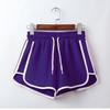 Nuevos Pantalones Cortos Deportivos 2024 para Mujer Comercio Exterior Europeo y Americano Hogar Casual Color Sólido Pantalones de Playa Talla Grande Pantalones Cortos para Correr Yoga