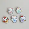 Nuevo Delantal Pequeño Gato Kt Accesorios Acrílicos Materiales Hechos a Mano DIY Parche Agujero Combinación para Zapatos Funda de Teléfono Móvil
