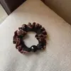 Versátil Scrunchie Estampado Leopardo Retro Principios de Otoño Tela Nueva Encaje Dulce Fresco Goma para el Cabello Accesorio para el Cabello Banda Elástica
