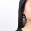Pendientes de borlas azules y rojas del sur de plata s925 con carácter, pendientes de estilo nacional retro de moda para mujer, productos de fábrica de origen