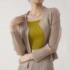 Abrigo de Moda Miyake para Mujer 2025 Top Corto Reductor de Edad Holgado Combinable Adelgazante Elegante Protección Solar Cárdigan Pequeño