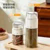 Jarra Sellada de Cinco Granos y Cereales Varios Set de Frascos de Almacenamiento Giratorios a Prueba de Humedad Caja Selladora para Porcionar Alimentos Caja de Almacenamiento Grande para Ingredientes y Especias